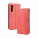 Чехол-книжка Deexe Retro Style для Realme 6 Pro - Red - изображение 2