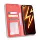 Чехол-книжка Deexe Retro Style для Realme 6 Pro - Red - изображение 6