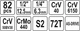Набір інструментів YATO 82 предмети (YT-12691) - зображення 4