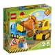 Lego Duplo Грузовик и гусеничный экскаватор 10812 - изображение 1