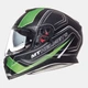 Мотошолом MT Helmets Thunder 3 SV TRACE Matt Black/Fluor Green M - зображення 1