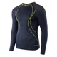 Фуфайка IKAR TOP Hi-Tec IKAR TOP-BLACK/LIME PUNCH L Чорний Жовтий (5902786060719) - изображение 2