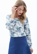 Блузка жіноча Forever 21 блакитна, XS - зображення 1