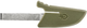 Туристичний ніж Gerber Compact Fixed Blade Green (31-003425) - зображення 2