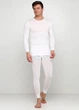 Комплект термобілизни (кофта, штани) Uniqlo UQ0292M S Білий - зображення 1