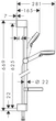 Zestaw prysznicowy HANSGROHE Crometta Vario 26553400 - obraz 2