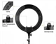 Кольцевая лампа профессиональная для фото и видео съёмки LED Soft Ring Light HQ-45 см. с держателем для телефона+стойка-штатив+ пульт (200см) - изображение 9