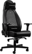 Кресло геймерское NOBLECHAIRS Icon Black/Platinum White (NBL-ICN-PU-BPW) - изображение 1