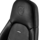 Кресло геймерское NOBLECHAIRS Icon Black/Platinum White (NBL-ICN-PU-BPW) - изображение 2