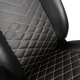 Кресло геймерское NOBLECHAIRS Icon Black/Gold (NBL-ICN-PU-GOL) - изображение 4