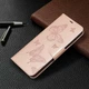 Чехол-книжка с рисунком UniCase Butterfly Pattern для Xiaomi Redmi Note 9 Pro Max / Note 9 Pro / Note 9s - Rose Gold - изображение 2