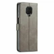 Чехол LC.IMEEKE Wallet Case для Xiaomi Redmi Note 9 Pro / Note 9 Pro Max / Note 9s - Grey - изображение 3