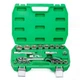 Набір інструментів головок Intertool ET-6021SP + Набір ключів рожково накидних INTERTOOL HT-1203 12ед. - зображення 3