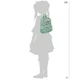 Рюкзак молодіжний Cool For School Синьо-зелений 42 х 30 х 16 см 20 л (CF86271) - зображення 2