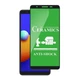Защитное стекло-пленка Fiji Ceramics для Samsung Galaxy A01 Core (A013) черный Full Glue 0,26 мм в упаковке - изображение 1