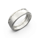 Парні широкі обручки з білого золота, TS Jewelry - зображення 2