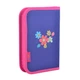 Пенал твердий одинарний Flowers blue, 20.5*13*3.2 (531656) - изображение 2