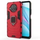 Защитный бампер IronMan для Xiaomi Mi 10T Lite с кольцом-держателем Красный - изображение 1