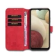 Чохол DG.MING Retro Style для Samsung Galaxy A12 (A125) / A12 Nacho (A127) / M12 (M127) - Red - зображення 4