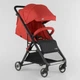 Коляска прогулочная детская "JOY" Kamelia Red/Black + футкавер (86088) - изображение 1