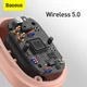 Беспроводные Bluetooth наушники Baseus Encok TWS WM01 Plus с дисплеем Розовый - изображение 14