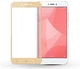 Захисне скло Chyi Xiaomi Redmi 4X / 4X Pro Full cover Золотисте - зображення 1
