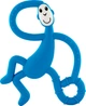 Игрушка-прорезыватель Matchstick Monkey силиконовый Танцующая обезьянка Синий 14 см (MM-DMT-002) (0659436975538) - изображение 1