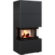 Камінна топка Kratki NBC 7 в обудові HOME EASY BOX стальний - чорний - изображение 2
