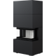 Камінна топка Kratki NBC 7 в обудові HOME EASY BOX стальний - чорний - изображение 5