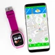 Дитячі розумні смарт годинник-телефон з GPS трекером Smart Baby Watch Q90 Pink - зображення 2