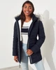 Пуховик женский - зимний пуховик Hollister HC6285W S 10006 Темно-синий - изображение 1