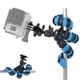 Гибкий штатив (трипод) для смартфона, GoPro, камеры Alitek Flexible Black-blue (62032) - изображение 3