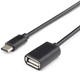 Кабель Atcom USB 2.0 AF - USB Type-C 0.1 м Black (14716) - изображение 1