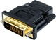 Переходник Atcom HDMI (F) - DVI (M) Black (11208) - изображение 1