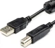 Кабель Atcom USB 2.0 AM/BM Ferite 1.5 м Black (5474) - изображение 1