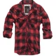 Рубашка в клетку мужская Brandit Check RED-BLACK (L) - изображение 2