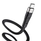 Кабель Hoco Type-C Angel silicone charging data cable X53 |1m, 3A| black - изображение 1