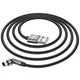 Кабель HOCO магнітний Lightning Universal 360 ° rotating magnetic charging cable U94 | 1.2m, 2.4A | - зображення 1