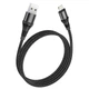 Кабель Hoco Lightning Excellent charging data cable X50 |1m, 2.4A| black - изображение 1
