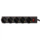Фільтр живлення LogicPower 5 розеток 3м LP-X5 Premium Black (LP9584) - зображення 3
