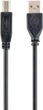 Кабель Cablexpert USB 2.0 Type-A - Type-B 1 м Black (CCP-USB2-AMBM-1M) - зображення 1