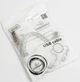 Кабель Cablexpert USB 2.0 AM - BM 3 м White (CCF-USB2-AMBM-TR-10) - изображение 2