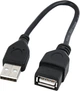 Кабель Cablexpert USB 2.0 AMAF 0.15 м Black (CCP-USB2-AMAF-0.15M) - зображення 1