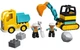 Lego Duplo Вантажівка і гусеничний екскаватор 10931 - зображення 3