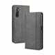 Чехол-книжка Deexe Retro Style для Realme 6 / 6s - Black - изображение 7