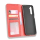 Чехол-книжка Deexe Retro Style для Realme 6 / 6s - Red - изображение 4