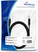 Кабель MediaRange USB 2.0 A to USB 2.0 B plug 3 м Black (4260057126498) - зображення 2