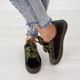 Кросівки жіночі маломірні Woman's heel 38 оливкові (О-806) - зображення 3