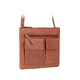Женская кожаная сумка Visconti 18608/A Slim Bag Brown (18608 BRN) - изображение 3