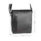Чоловіча шкіряна сумка Visconti Messenger Bag A5 Black (S7 BLK) - зображення 4